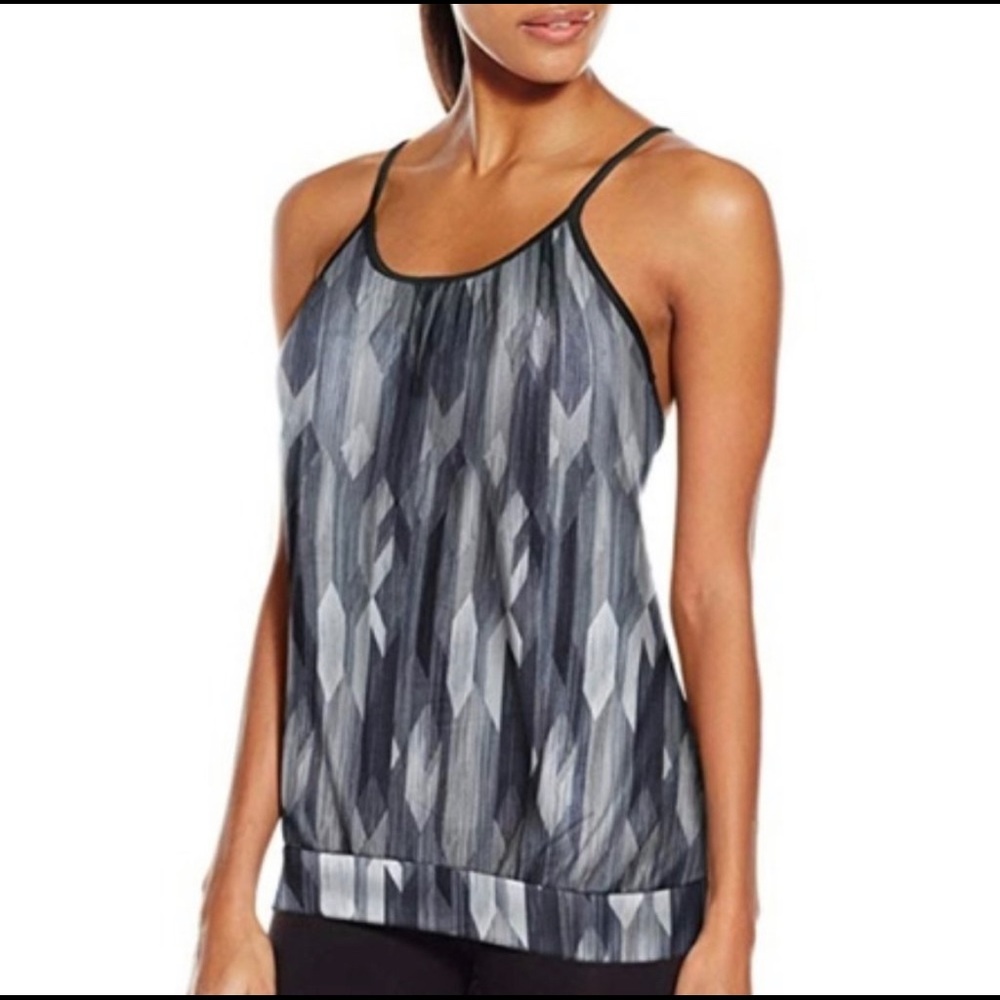Prana Andie Charcoal Gemstone Racerback Tank